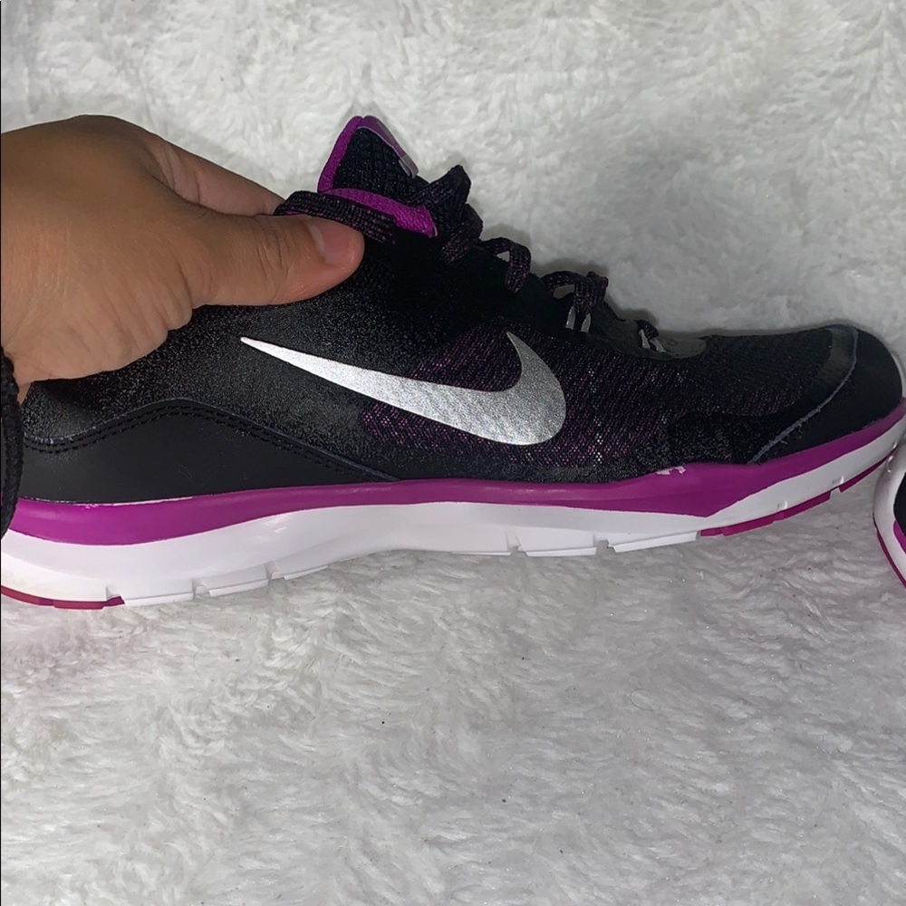 Nike training Flex TR5Black and Purple Athletic Shoes Lightweight and Breathable - Picture 7 of 10